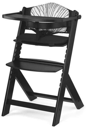 KINDERKRAFT - Ülésbetét az ENOCK etetőszékhez, fekete/fehér