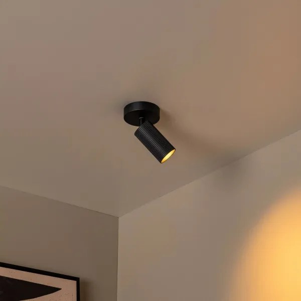 Lucide 09939/01/30 - CLUBS fali spotlámpa 1xGU10/40W/230V fekete