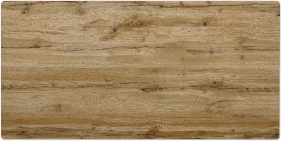 Modern Étkezőasztal Vadtölgy Színben. Méret: 180x90x75 cm, MDF Asztallap, Matt Fekete Fém Szerkezet és Láb Belföldi Raktárról