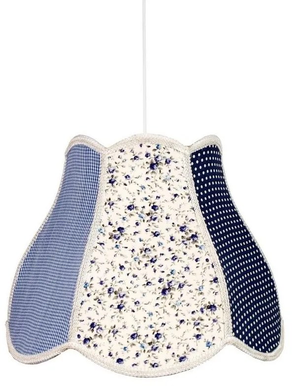 Gyerek csillár zsinóron ZUZA 1xE27/60W/230V kék