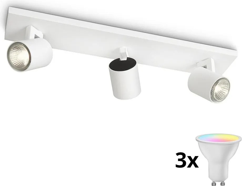 Philips - LED RGBW dimmelhető spotlámpa RUNNER 3xGU10/6,5W/230V fehér