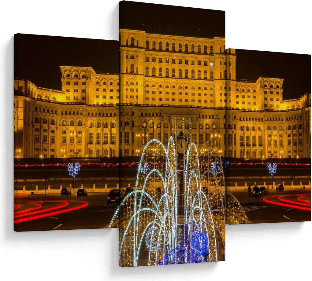 Kép - A Parlament palotája, Bukarest, Románia (90x60 cm)