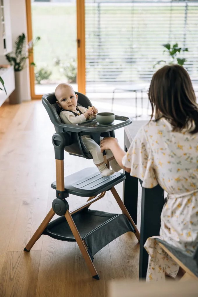 FreeON 2in1 babaöböl, etetőszék- szürke