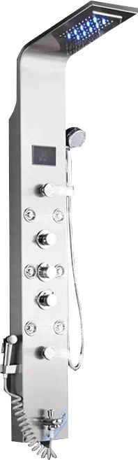 Zuhanypanel Hidromasszázs Led Kijelző Króm