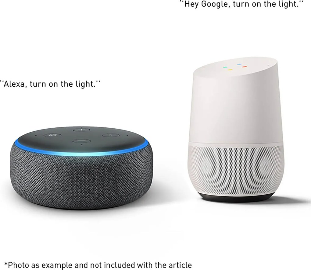 Okos fali lámpa fekete arannyal 9,7 cm, WiFi G9 - Transfer Groove