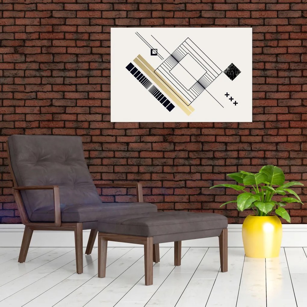 Kép - Geometriai formák N⁰6 (90x60 cm)