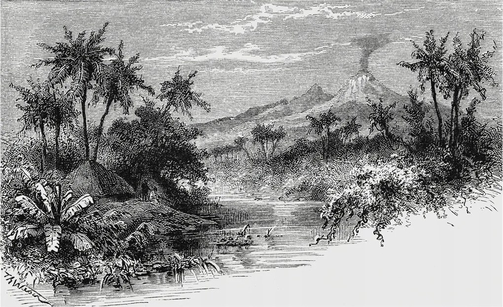 Fotótapéta Flizelina Dekoratív az irodába Egzotikus panoráma 416x254 Ragasztó