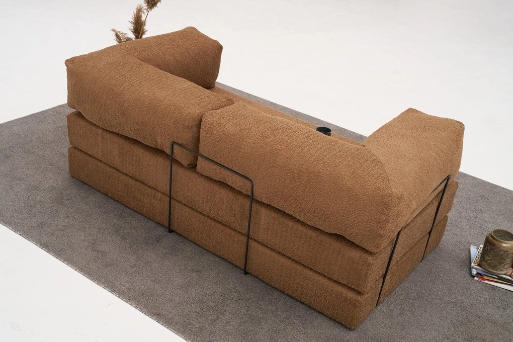 3 személyes kanapé Comfort - Barna v2