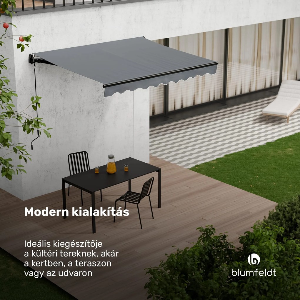 Blumfeldt CloudShade Napernyő, Okos vezérlés, UV-védelem, Fali rögzítés