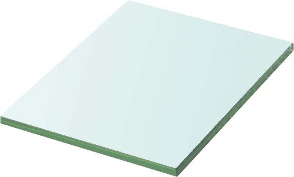 vidaXL 20x15 cm átlátszó panel üvegpolc
