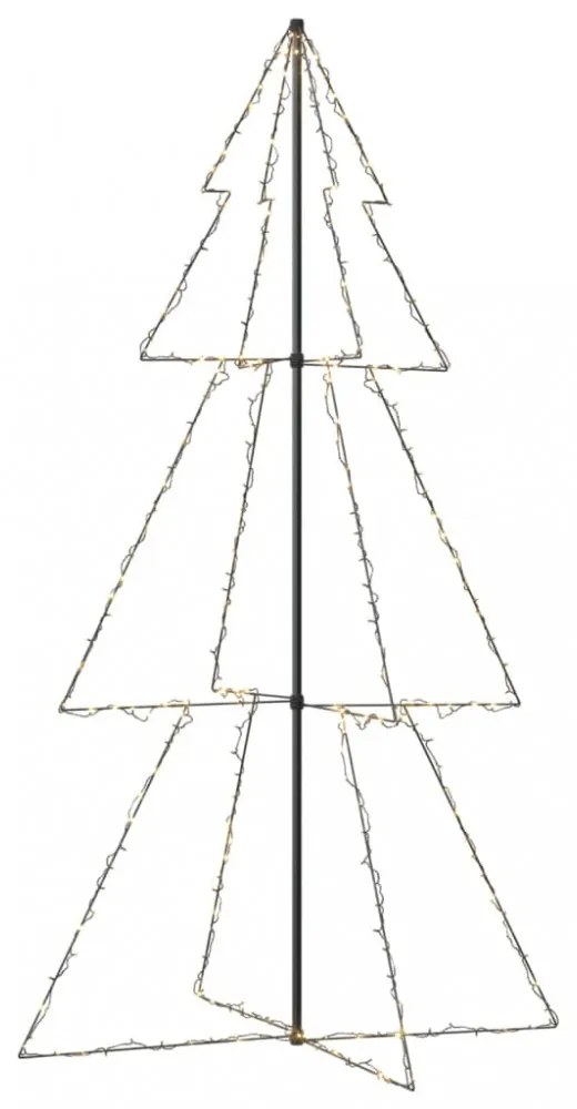 300 LED-es beltéri/kültéri kúp alakú karácsonyfa 120 x 220 cm