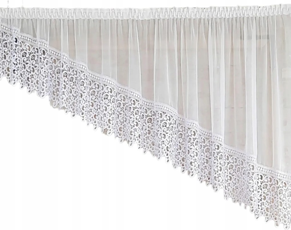 Készfüggöny 300x140,jobb oldali,fátyol,gipsz 30cm