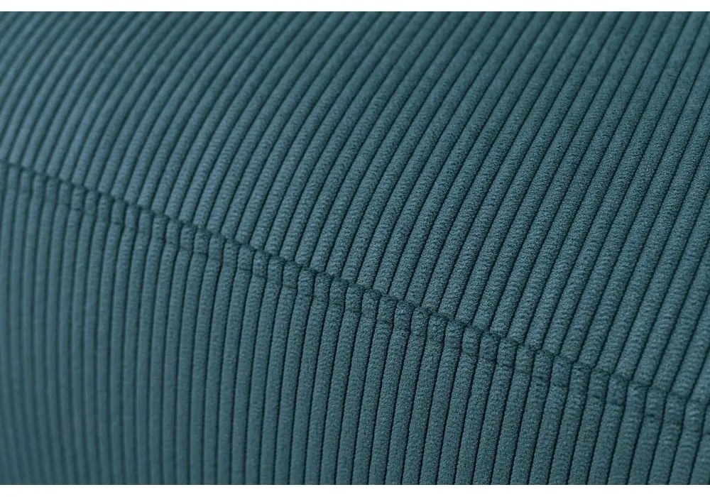 Kék bársony sarokkanapé Enjoy – Bobochic Paris