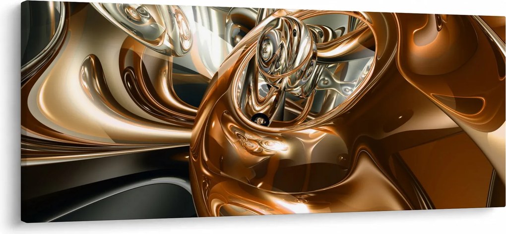 Absztrakciós kép (120x50 cm)