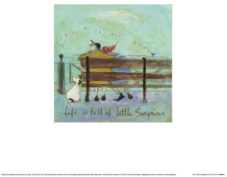 Művészeti nyomat Sam Toft - Life is Full of Surprisesl