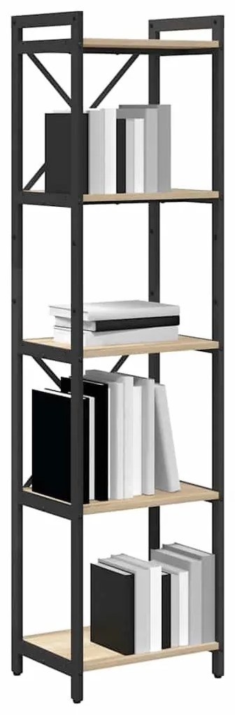 Könyvszekrény sonoma tölgy 40 x 30 x 153 cm Faanyag