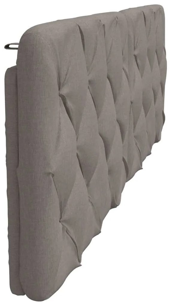 tópszínű szövet fejtámla párna 180 cm