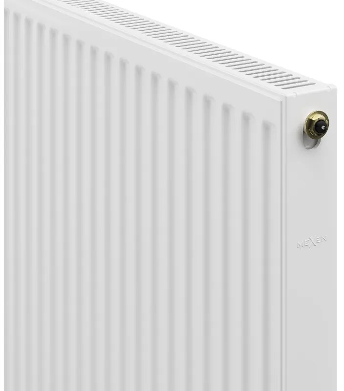 Mexen CV11, acél panel radiátor 600 x 600 mm, oldalsó és alsó 50 mm csatlakozás, 560 W, fehér, W611-060-060-00