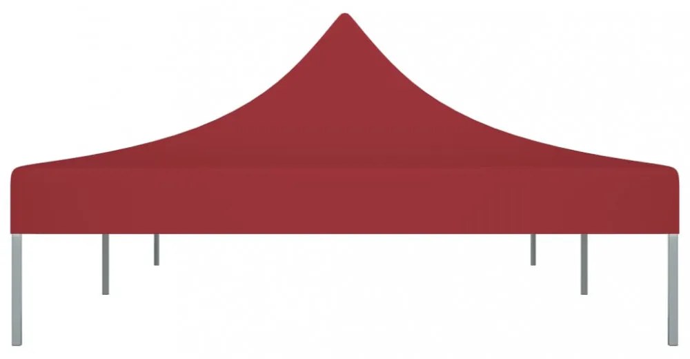 burgundi vörös tető partisátorhoz 6 x 3 m 270 g/m²