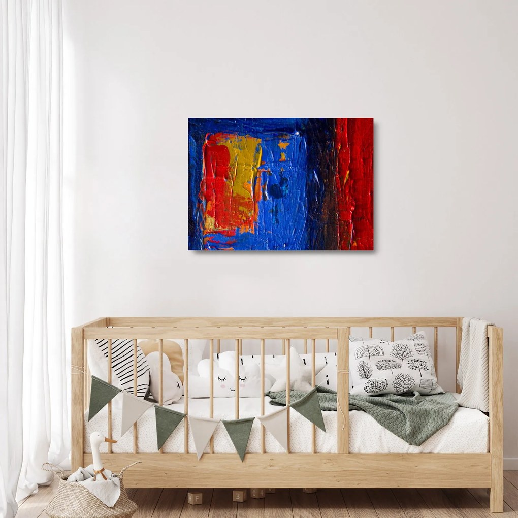 Festői szinek képe (üvegen) (70x50 cm)