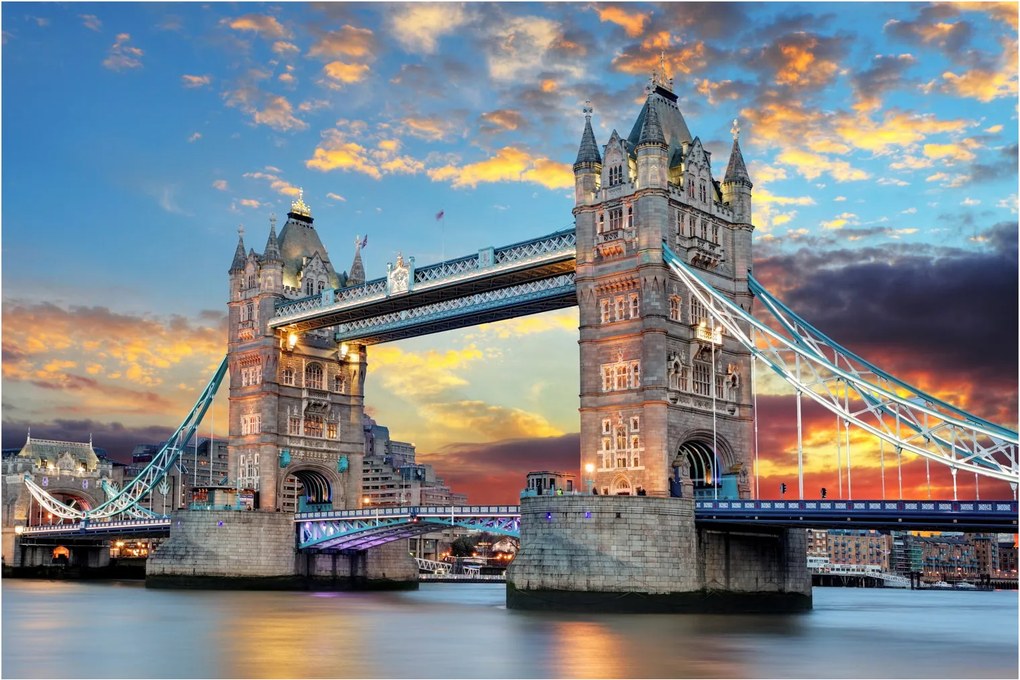 Kép - Tower Bridge, London, Anglia (90x60 cm)