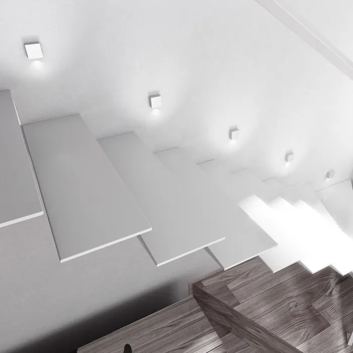 RENDL TICO I nástěnná hliník 230V LED 3W 3000K