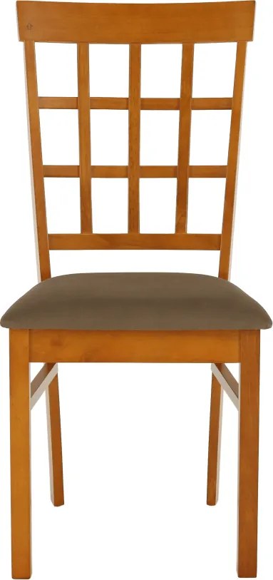 Szék, cseresznye/bézsbarna, GRID NEW