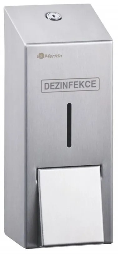 Fertőtlenítő adagoló (spray) Stella, 0,8 l, matt rozsdamentes acél
