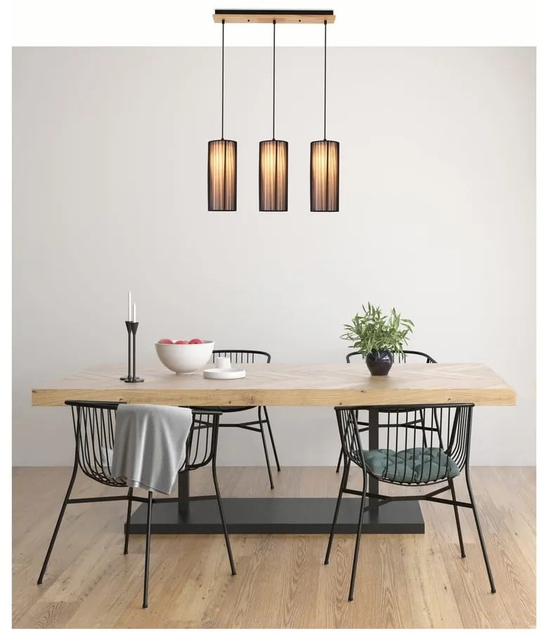 Függőlámpa textil búrával Kioto – Candellux Lighting