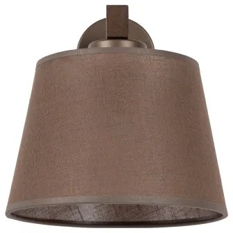 Brilagi - Fali lámpa LATTE 1xE27/15W/230V fenyő/barna