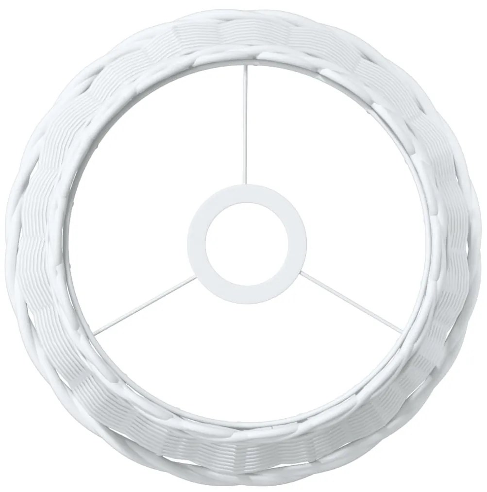 fehér fonott mennyezeti lámpaernyő Ø25 x 17 cm