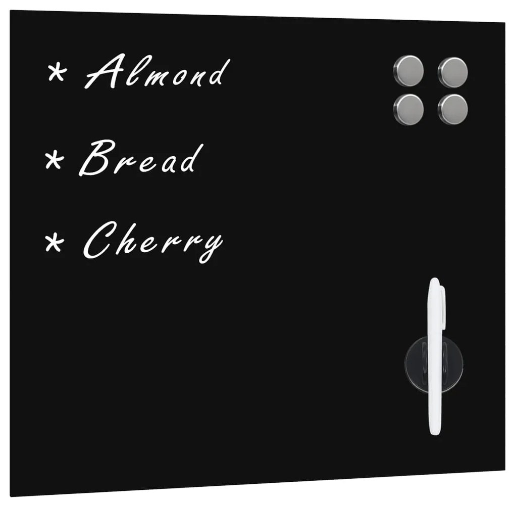 vidaXL falra szerelhető mágneses üvegtábla 40 x 40 cm