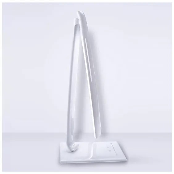 Brilagi - LED asztali lámpa USB, állítható fény, 12W, 230V, 3000-6000K, fehér