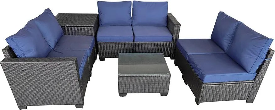 Avenberg ENCANTA Nagy kerti kanapé szett párnákkal és tárolóval