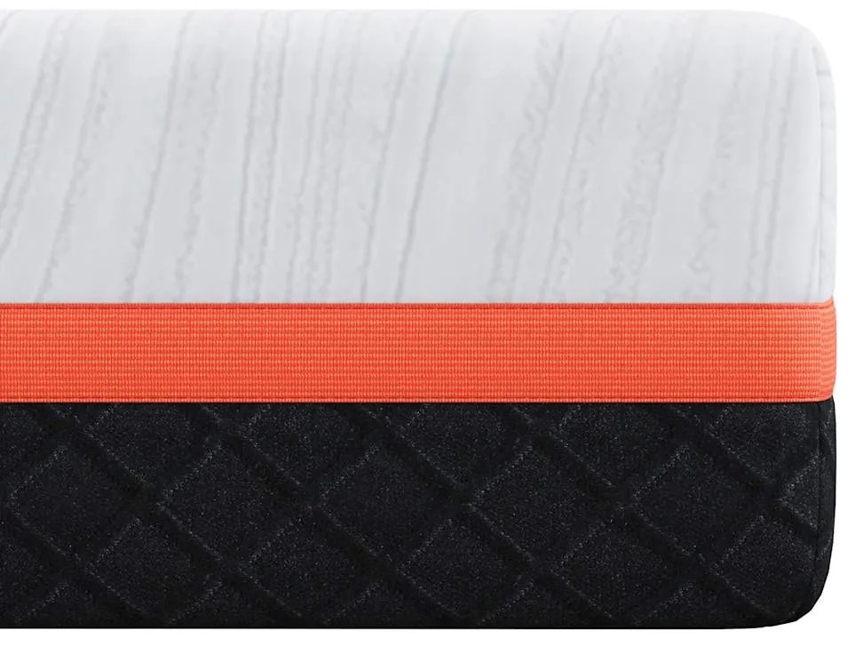 Matrac Fehér és Szürke 80 x 160 cm Memóriahab