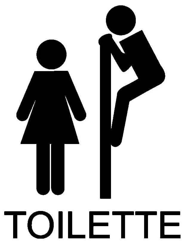 Toilettes Funny matrica - Ambiance