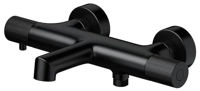 Cersanit S951-566 - ZEN fekete termosztátos kádcsaptelep