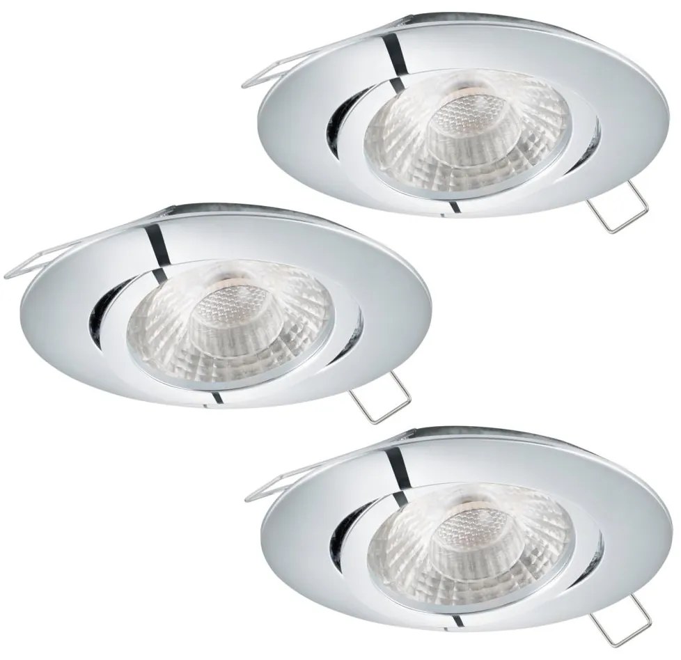 Eglo 78708 - KÉSZLET 3x LED Beépíthető lámpa TEDO 1xGU10/5W/230V