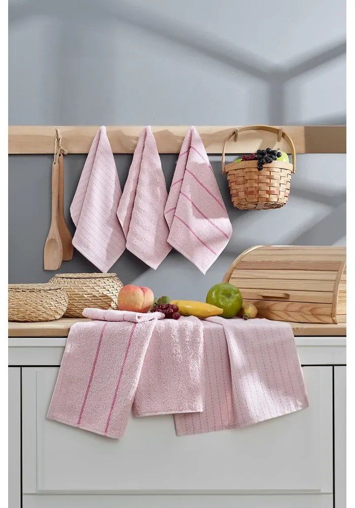 Pamut konyharuha szett 6 db-os 30x50 cm Sofya – Foutastic