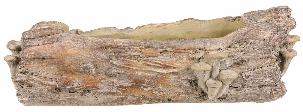 Beton burkolat - virágládika, fa gombákkal, 49 x21 x 15 cm, 49 cm