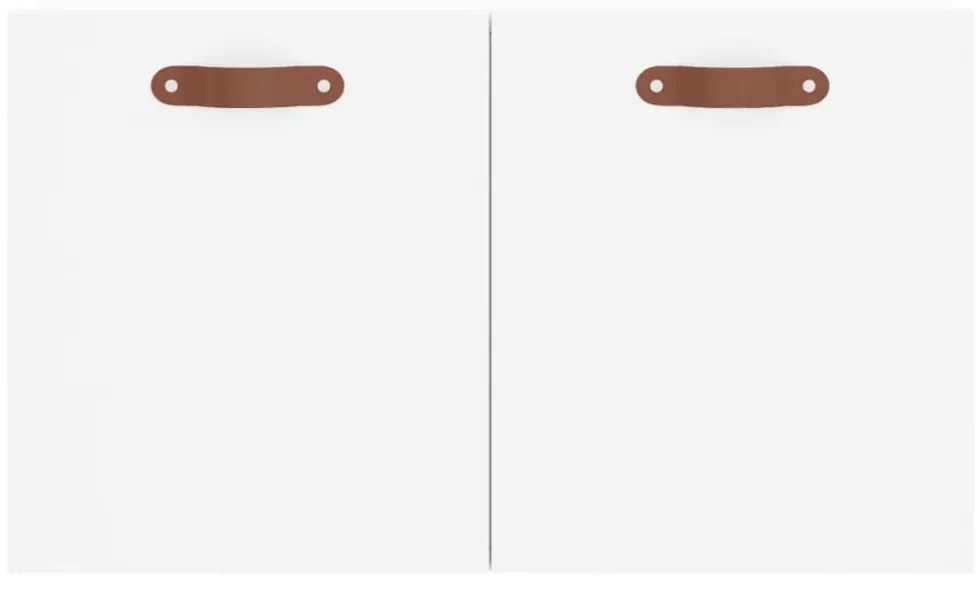 fehér szerelt fa faliszekrény 60 x 36,5 x 35 cm