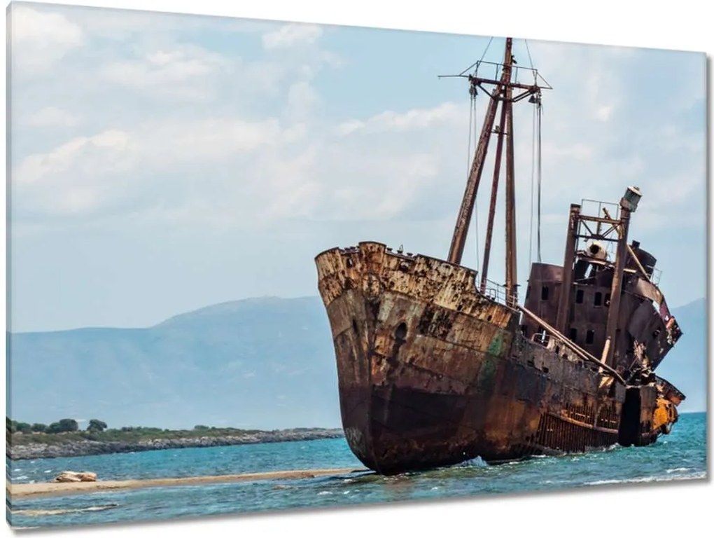 Festmények 120x80 Tengerészet Tengeri hajók