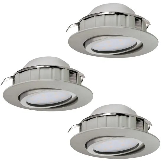 Eglo 95853 - SET 3x LED Beépíthető lámpa PINEDA 1xLED/4,9W/230V