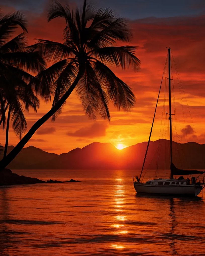 Poszter 40x50cm Trópusi Nyugat