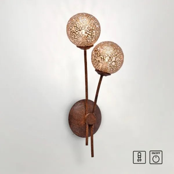 Paul Neuhaus 9032-48 - GRETA fali lámpa 2xG9/40W/230V