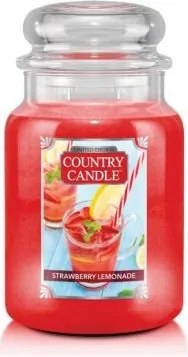 Strawberry Lemonade Country Candle nagy gyertya 2 kanóc