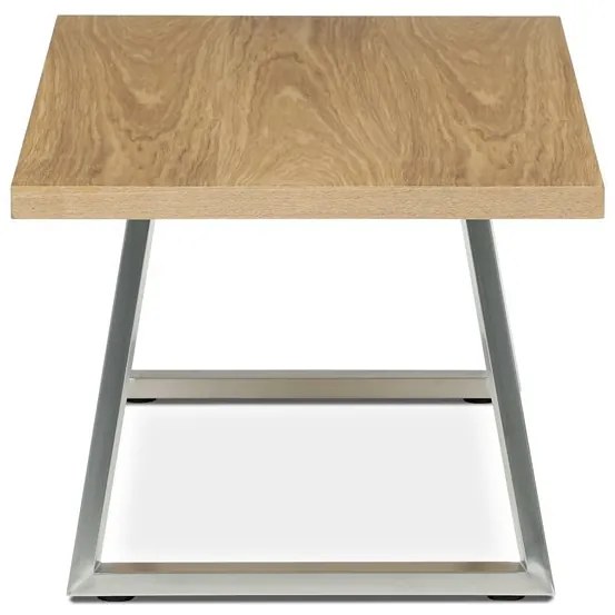 Dohányzóasztal 120 × 60 × 45 cm, furnér, tölgy CT-W1515 OAK