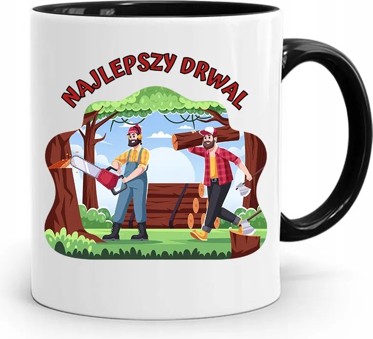 Favágóknak Bögre Fekete Születésnapi Ajándék fényképes nyomtatással