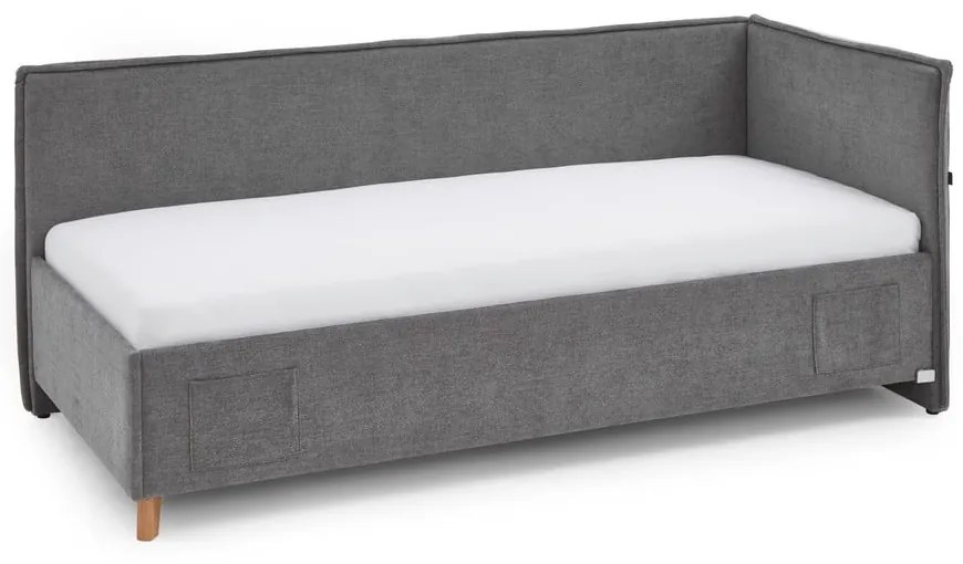 Szürke gyerekágy tárolóhellyel 90x200 cm Fun – Meise Möbel
