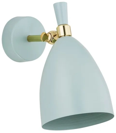 Argon 4700 - Fali lámpa CHARLOTTE 1xE27/15W/230V kék/arany